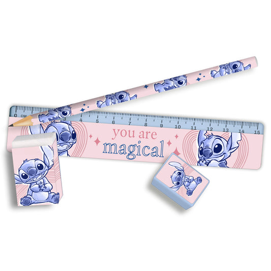 Set di cancelleria Disney Stitch con astuccio
