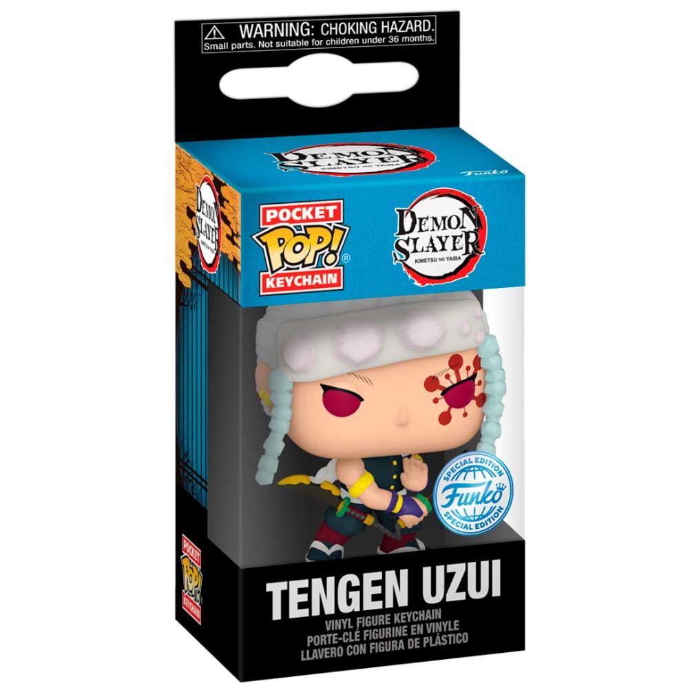 pocket pop demon slayer kimetsu no yaiba tengen uzui keychain