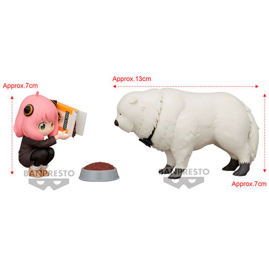 Figurka Anya Forger i Bond Forger II Break Time Spy x Family 13 cm