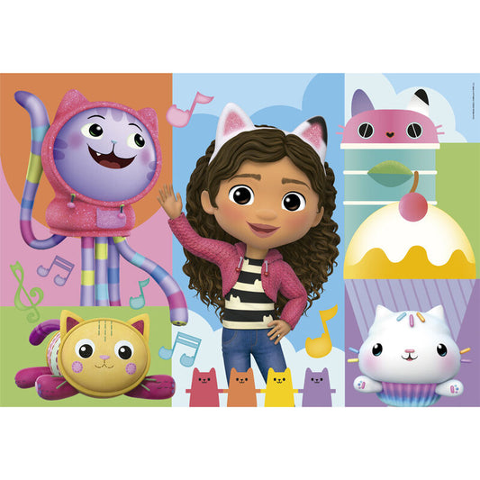 Gabby's Dollhouse Puzzle 2x60pcs