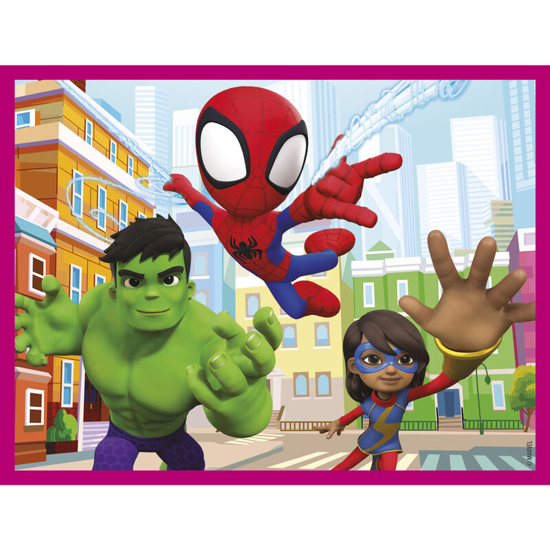 Cubo puzzle di Spiderman Marvel da 12 pezzi