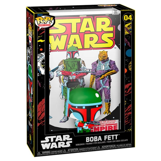pop figure comic cover star wars boba fett