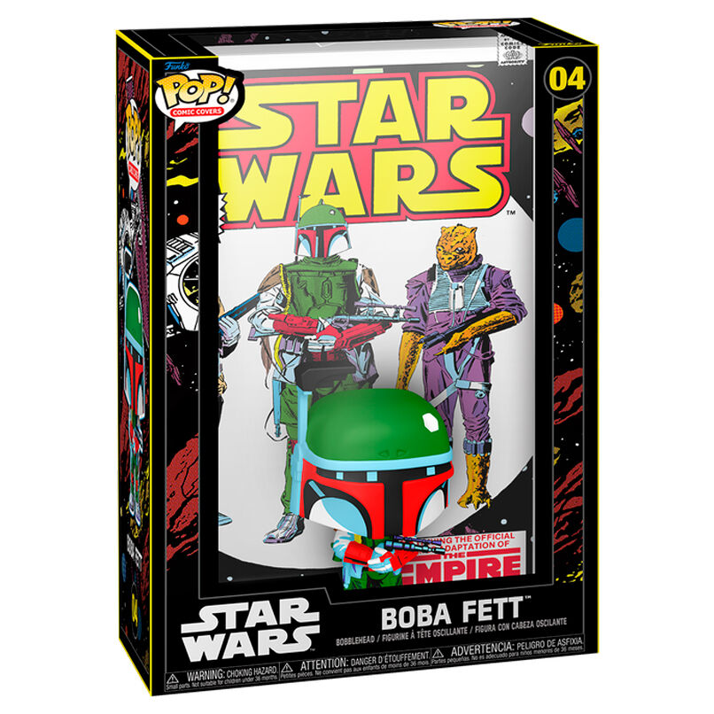 pop figure comic cover star wars boba fett