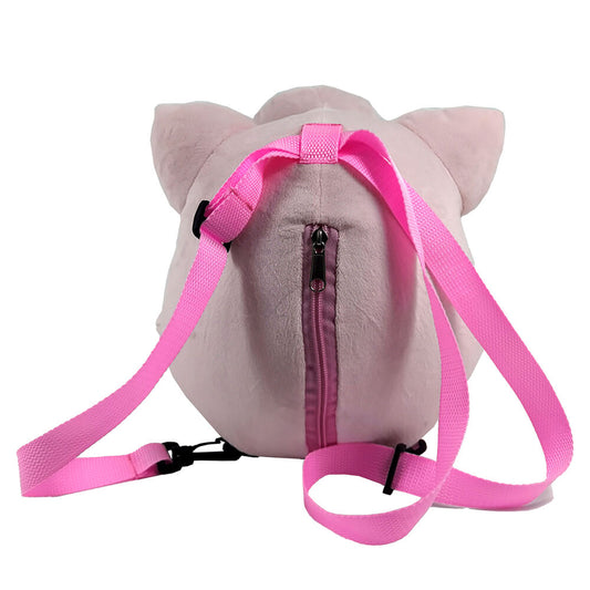 Mochila de pelúcia Jigglypuff Pokémon de 28 cm