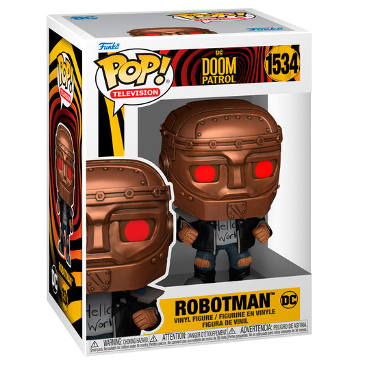 pop figure dc comics doom patrol robotman