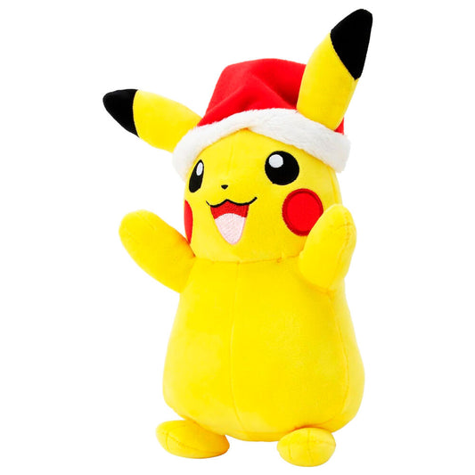 Pelúcia Pikachu de Natal Pokémon de 20 cm