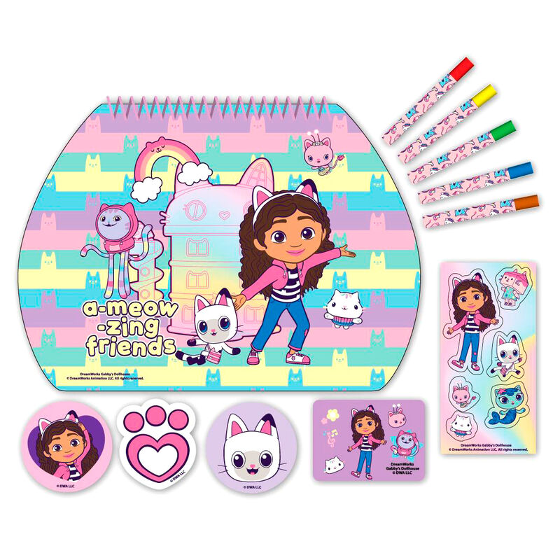 Gabbys Puppenhaus Ausmalbares Schreibwarenetui