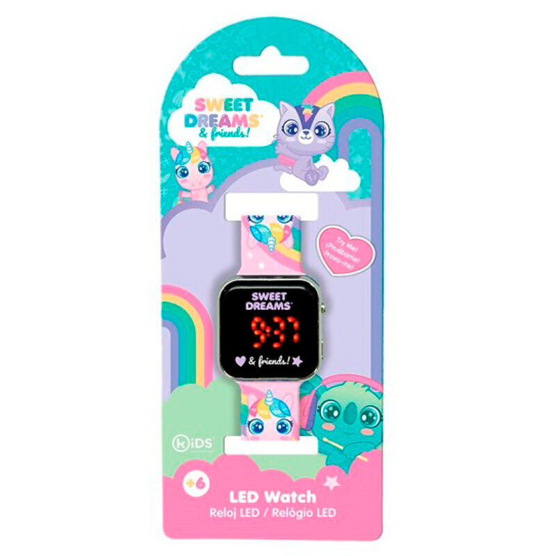 sweet dreams unicorn led clock
