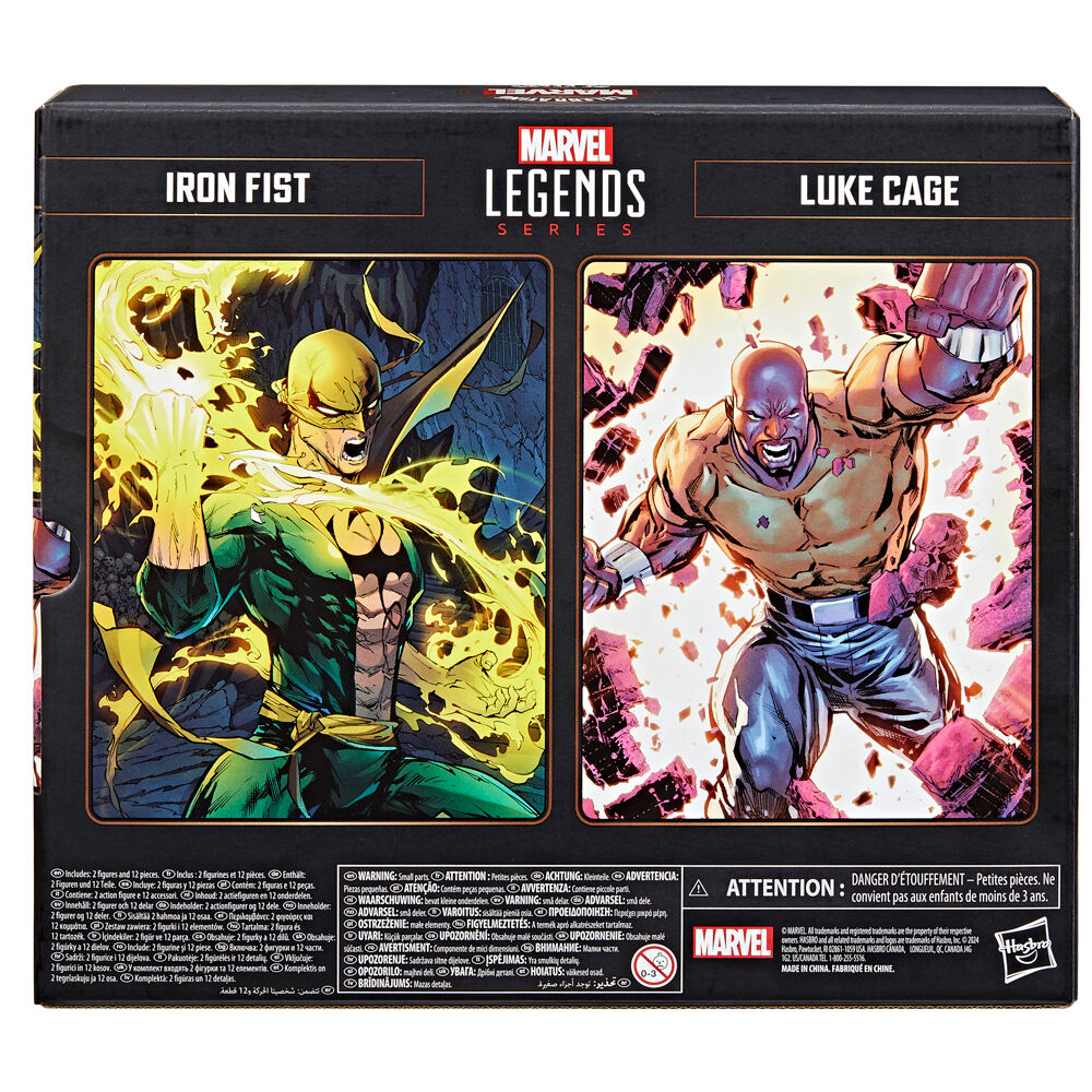 Blister figures Iron Fist & Luke Cage Celebrating 65 Years Marvel 15cm