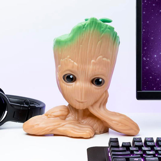Lampada 3D Groot Guardiani della Galassia Marvel 22 cm con suoni