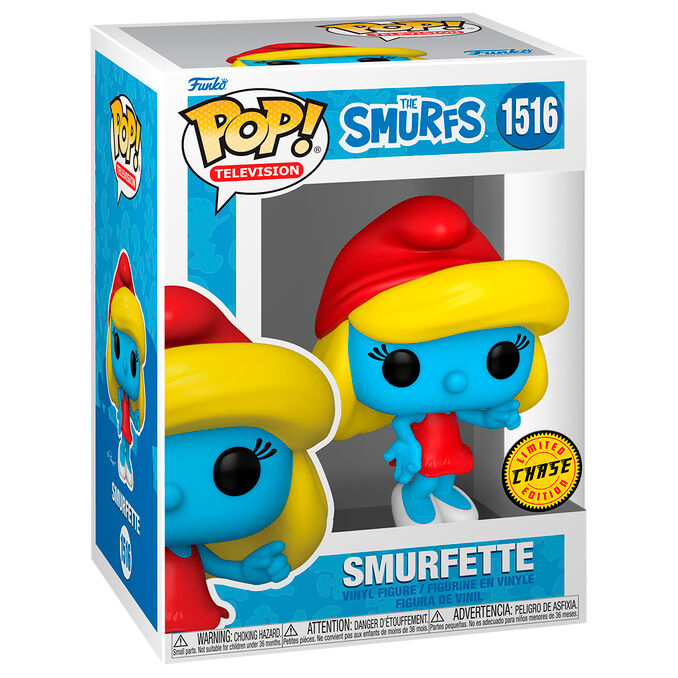 pop figure the smurfs smurfette chase