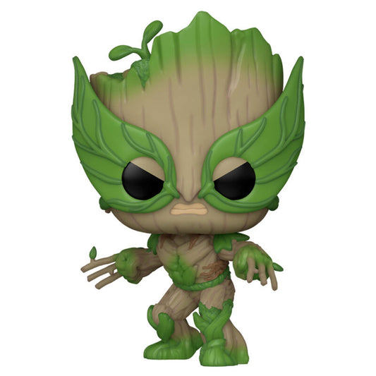 Figura POP Marvel We Are Groot Groot como Wolverine