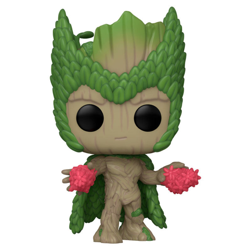 Figura POP de Marvel "Somos Groot": Groot como la Bruja Escarlata