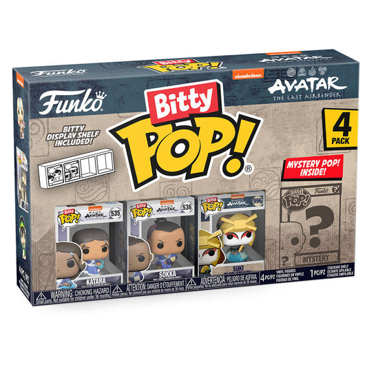 Blister con 4 personaggi Bitty POP Avatar The Last Airbender Katara