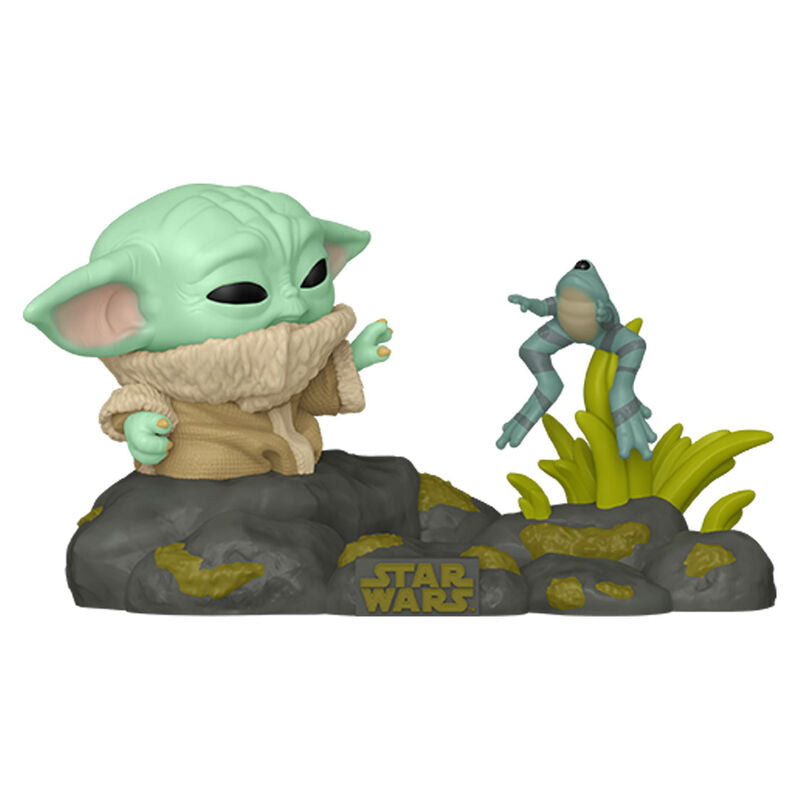 Figura POP de luxo do Grogu de Star Wars: The Mandalorian com Sapo