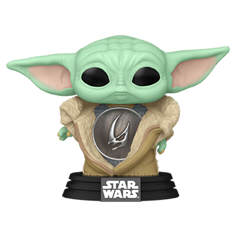 POP Figure Star Wars The Mandalorian Din Grogu with Armor