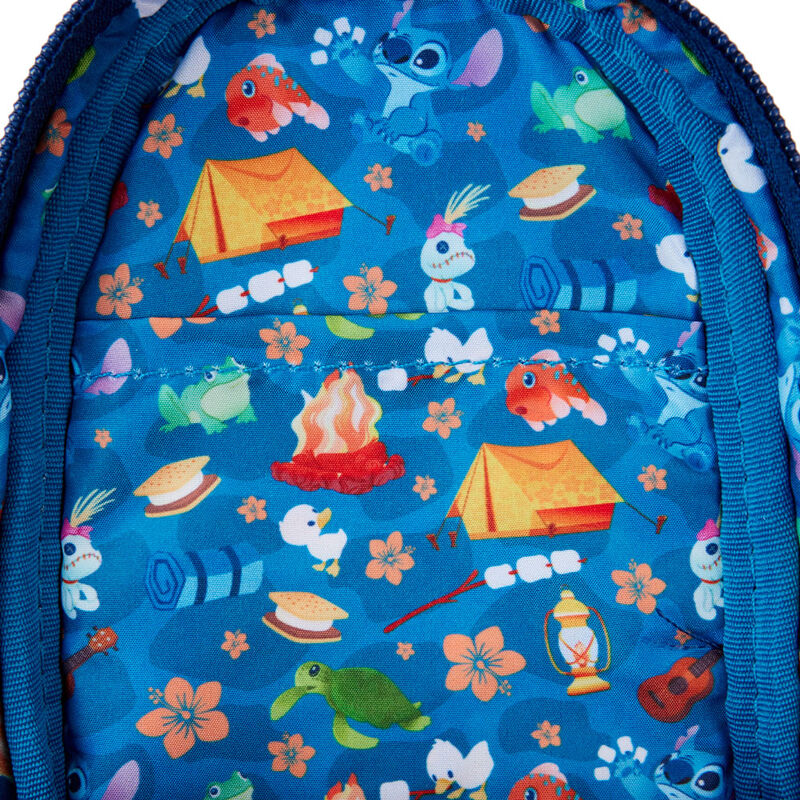 Camping Cuties Stitch Disney Loungefly Pencil Case