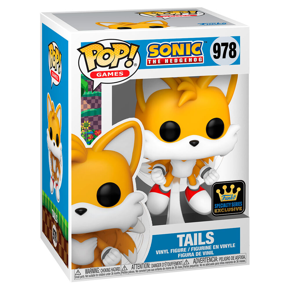 pop figure sonic the hedgehog tails exclusive