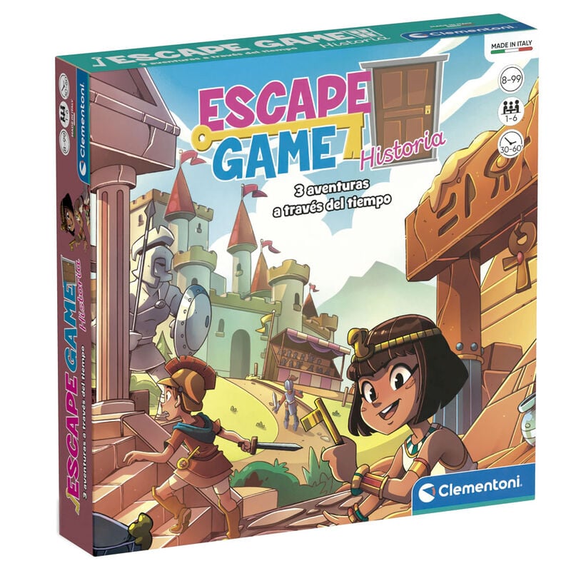 Escape Game board game, Spanish story