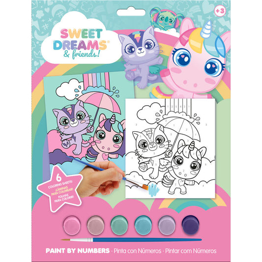 Set de papelería para pintar por números "Dulces Sueños" (surtido)