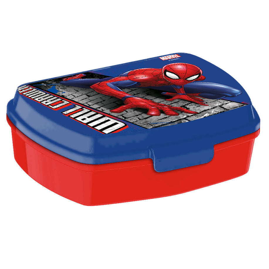 Spiderman Marvel Trinkflasche + Sandwichmaker Set 500 ml