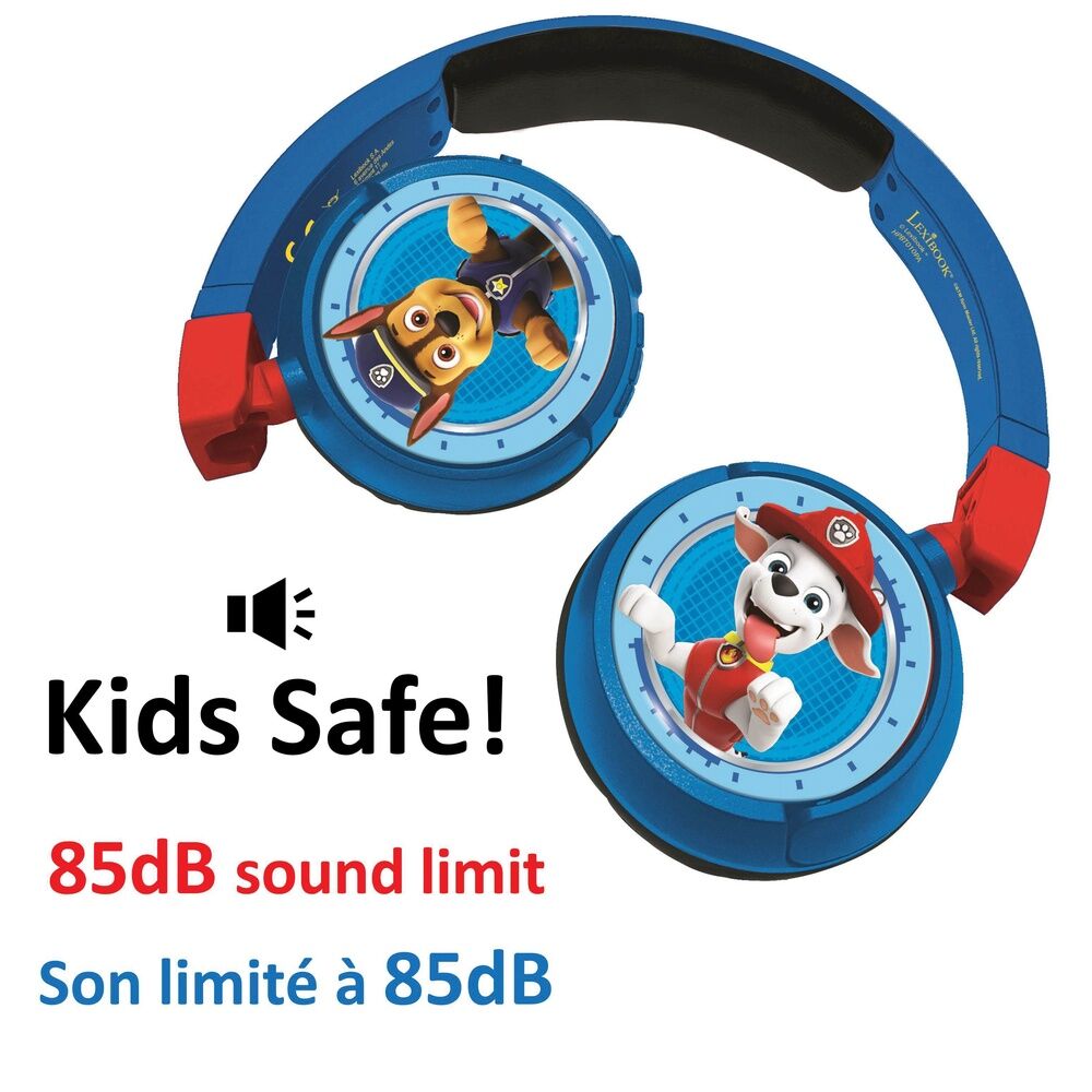Casque sans fil Pat' Patrouille pour enfants