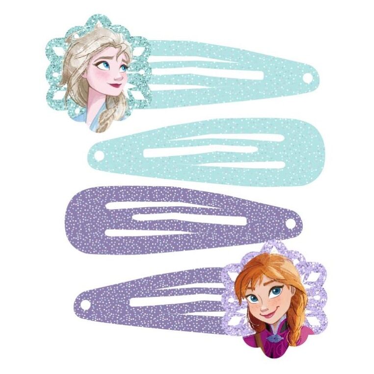 Blister pack of 4 Disney Frozen hair clips