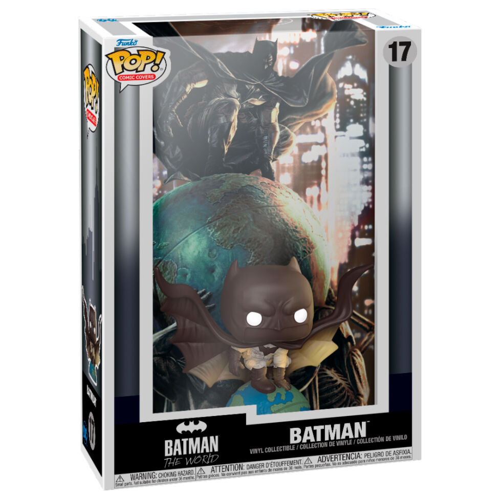 figure pop comic cover dc comics batman the world