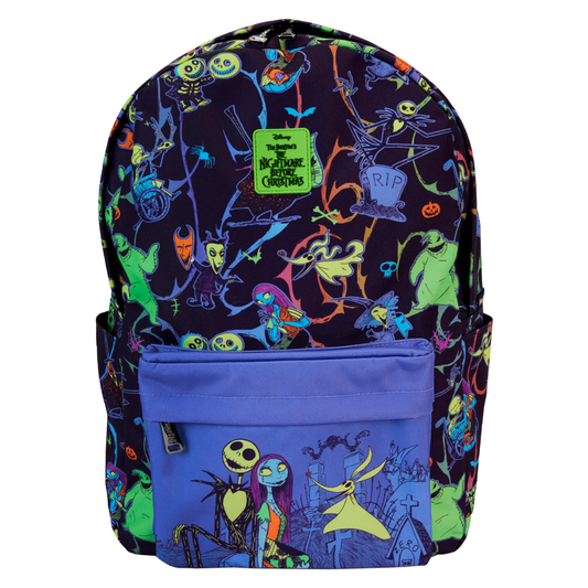 Sac à dos Loungefly Disney L'Étrange Noël de Monsieur Jack en nylon 43 cm