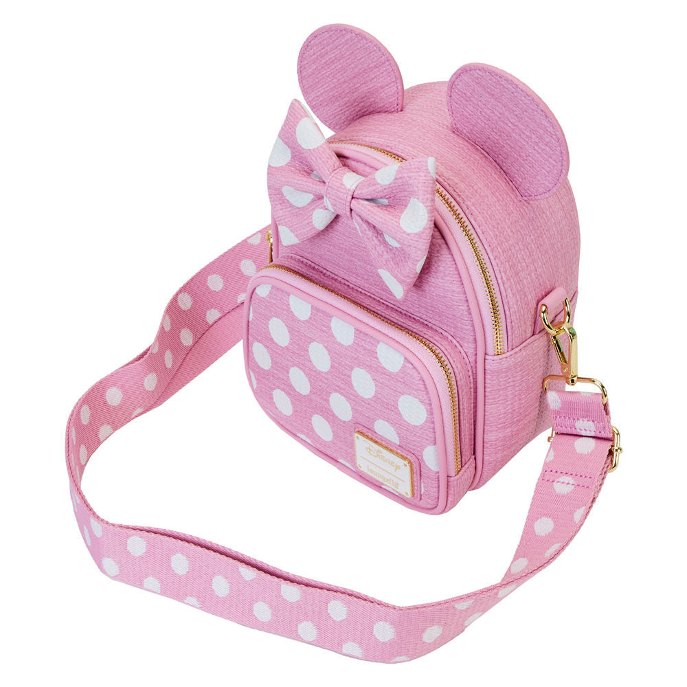 Zaino Loungefly Disney di Minnie in paglia 20 cm