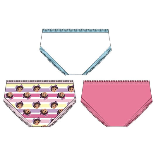 Confezione blister da 3 slip di Gabby's Dollhouse (assortiti)