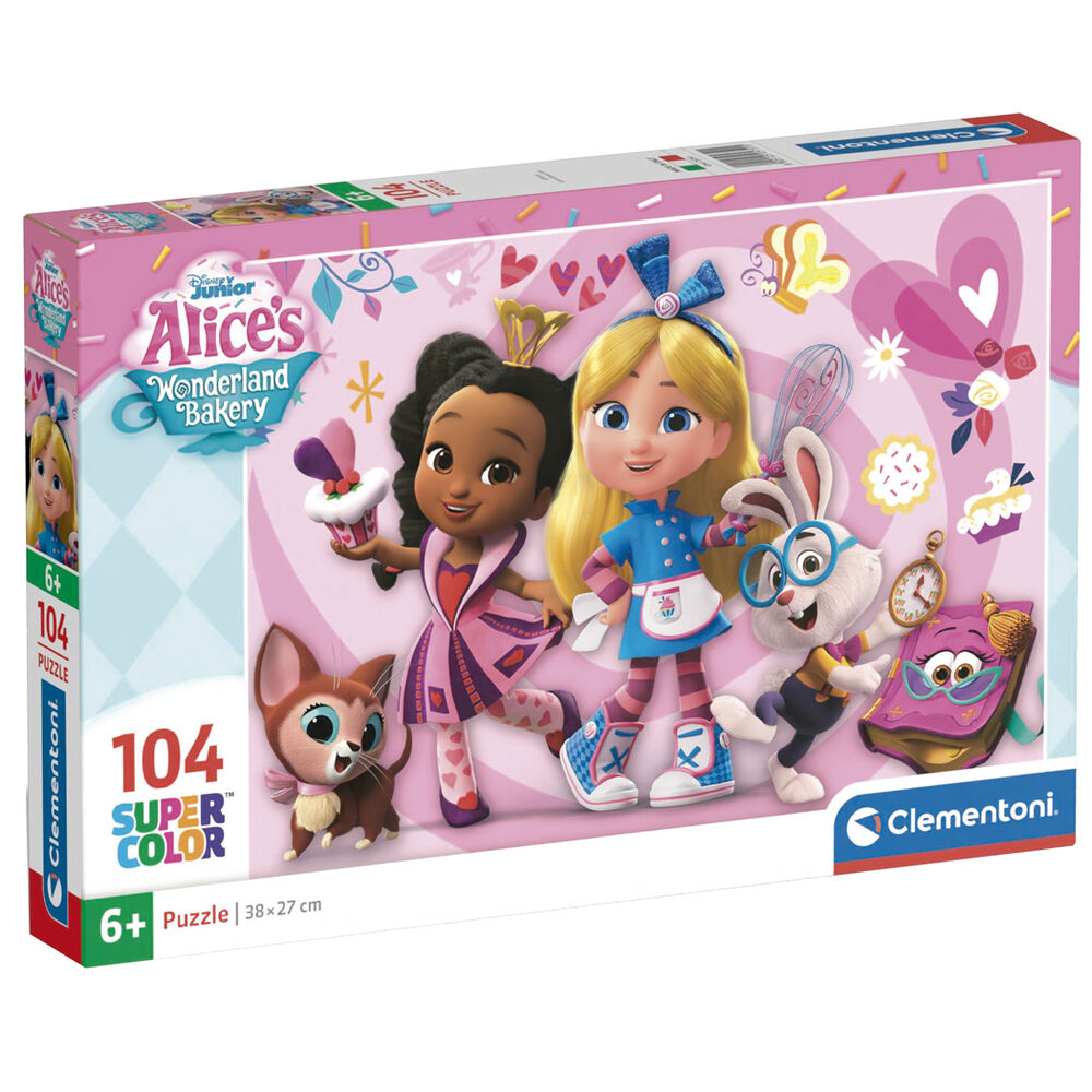 puzzle alice wonderland bakery disney 104pcs