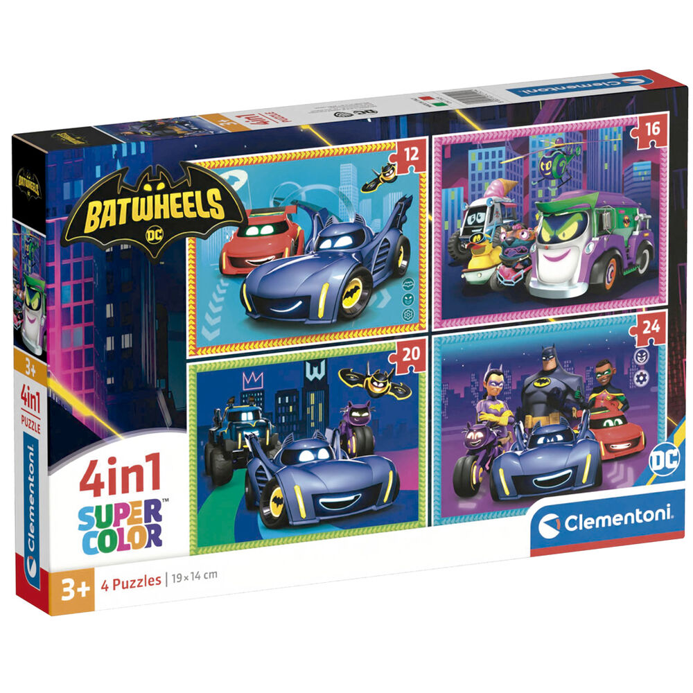 puzzle batwheels dc comics 12 16 20 24pcs