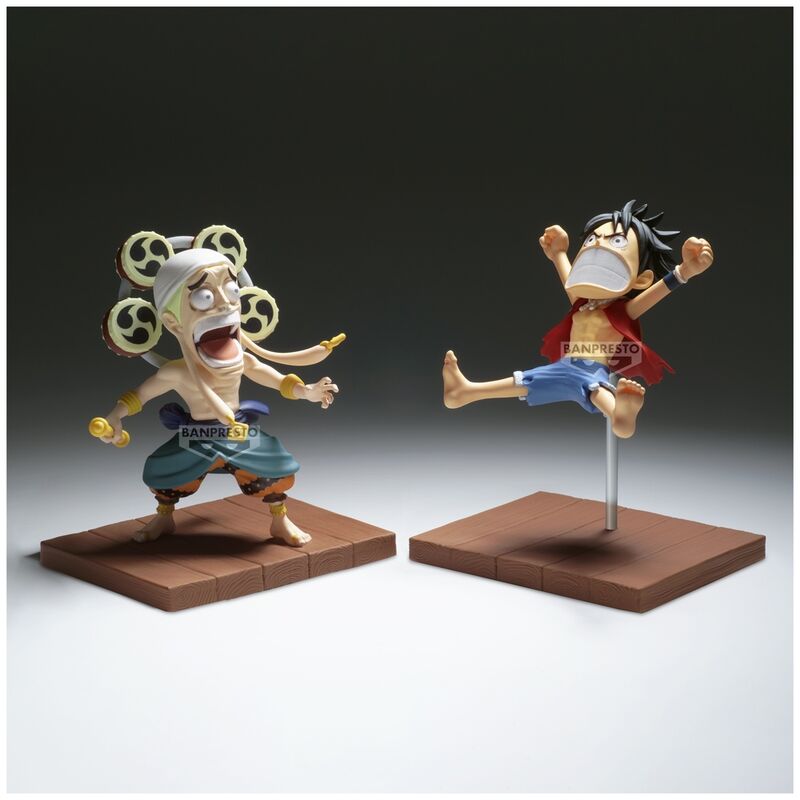 Figure Monkey D Luffy & Enel World Collectable One Piece 7cm