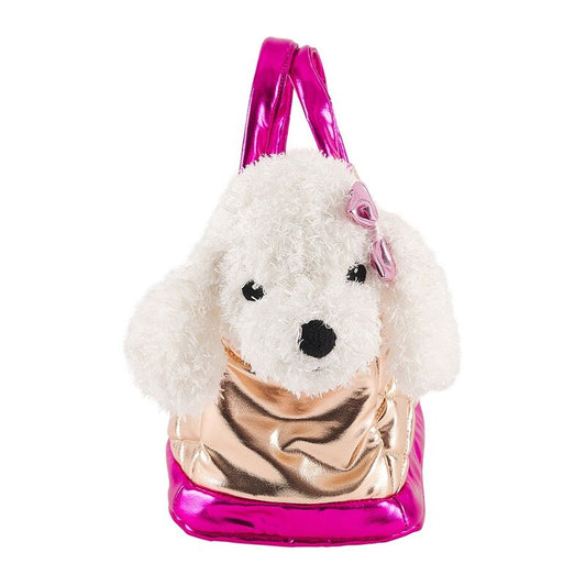 Handbag + Golden Didi Dog Plush Toy 28cm