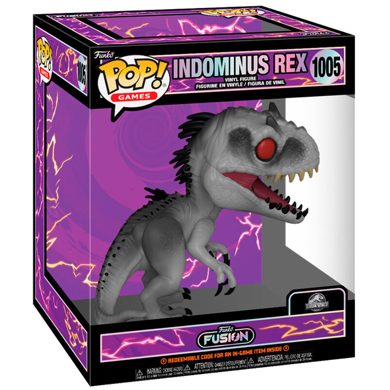 funko fusion super jurassic world indominus pop figure