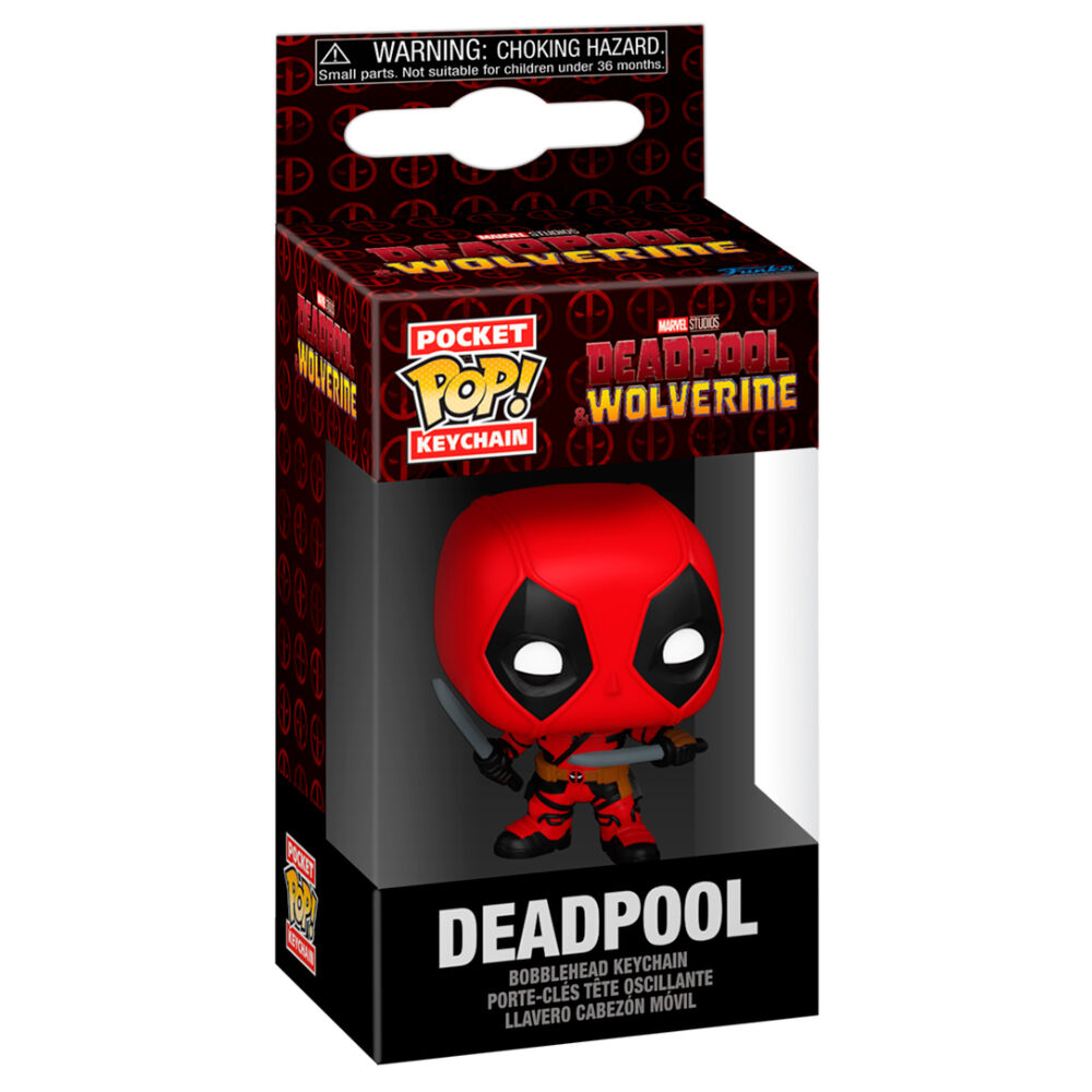 Brelok kieszonkowy POP Marvel Deadpool i Wolverine Deadpool