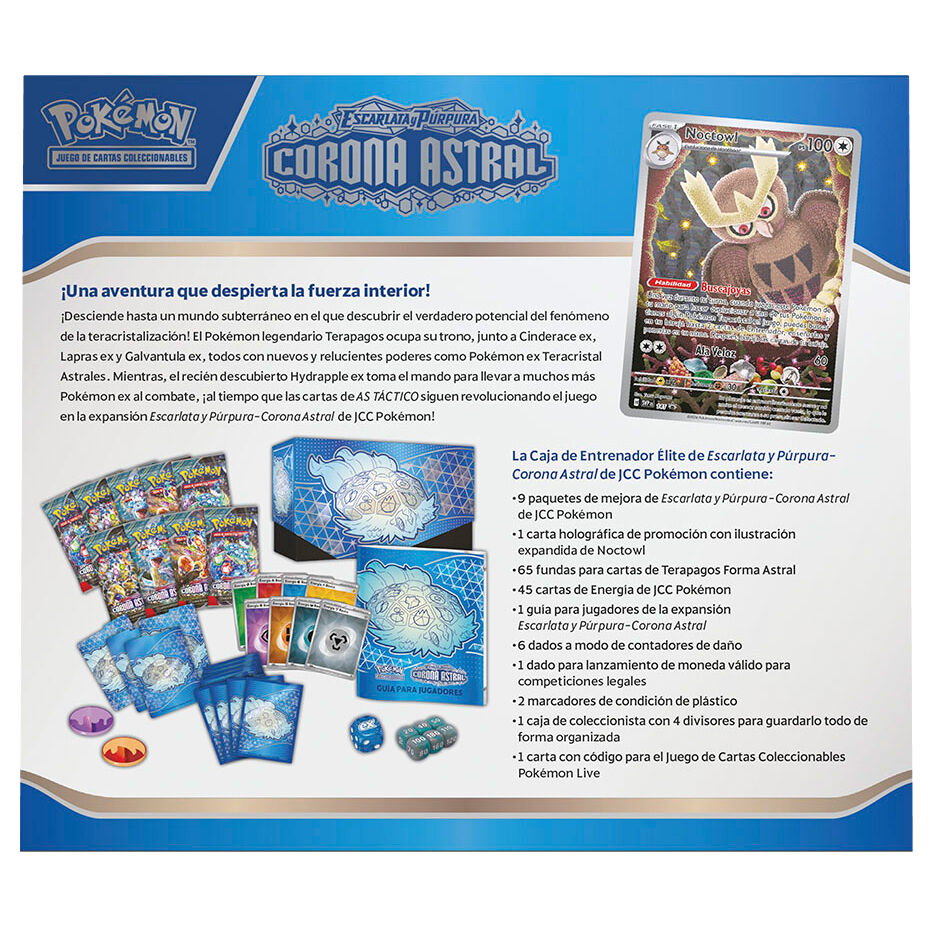 Elite Trainerkoffer Scharlachrot & Lila Astralkrone Pokémon Spanisch