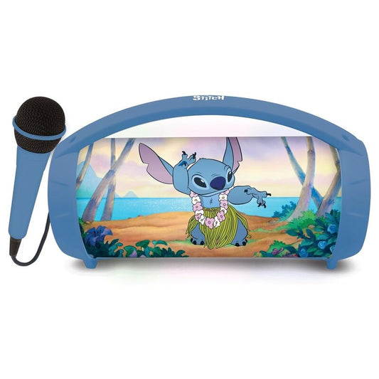 disney stitch bluetooth speaker with microphone