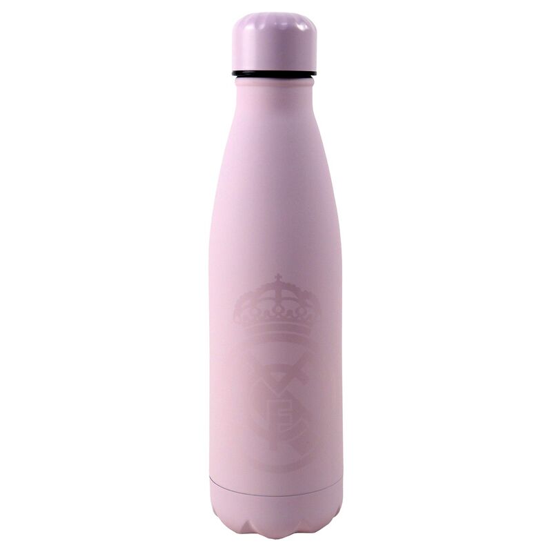 real madrid 600ml stainless steel pink bottle