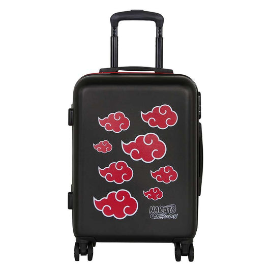 Mala de viagem com rodinhas Clouds Naruto ABS 55cm