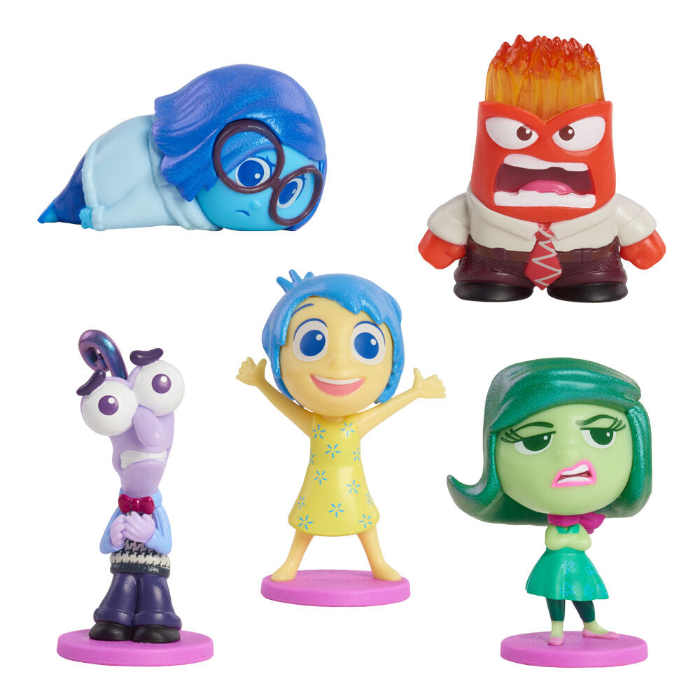 Blister pack of 5 figures from Inside Out 2 Disney Pixar