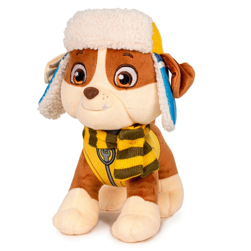 Paw Patrol Rubble Winter Plush Toy 27cm