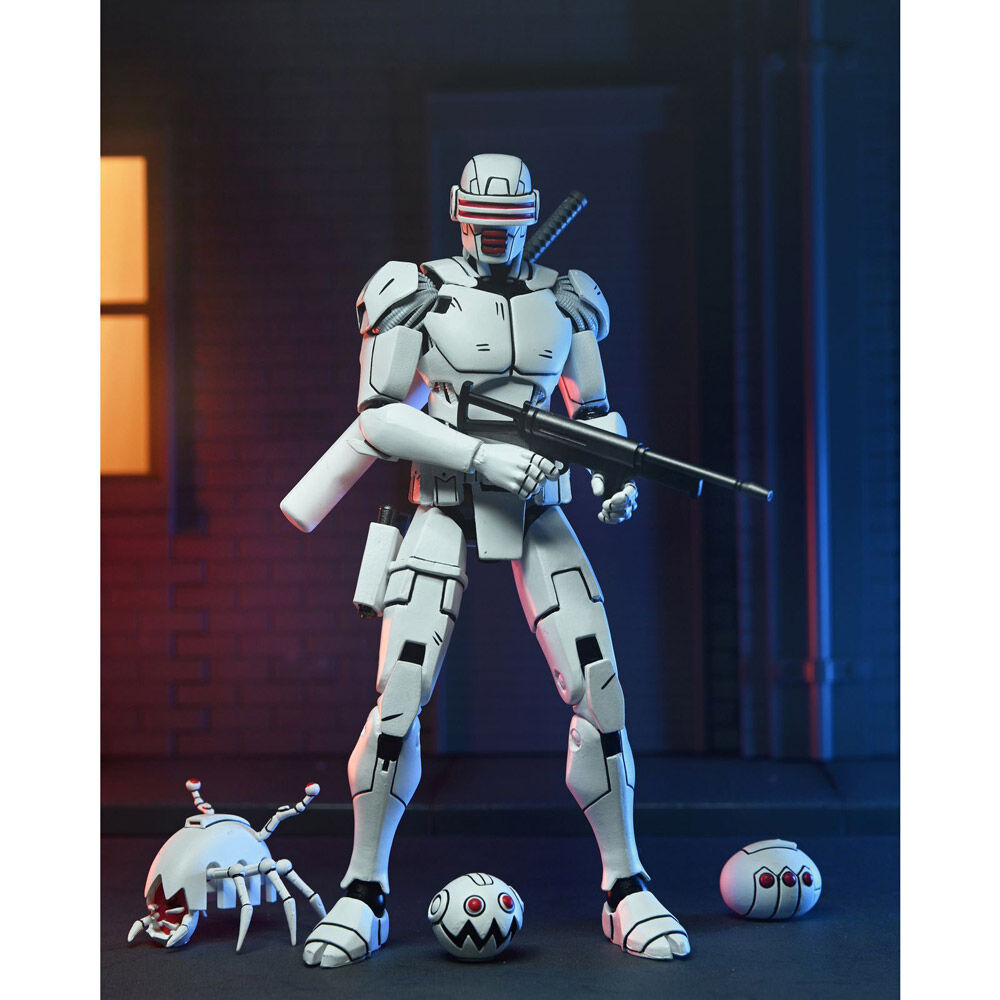Set mit 2 Figuren Synja Patrol Troop Reinforcements Teenage Mutant Ninja Turtles The Last Ronin 18cm