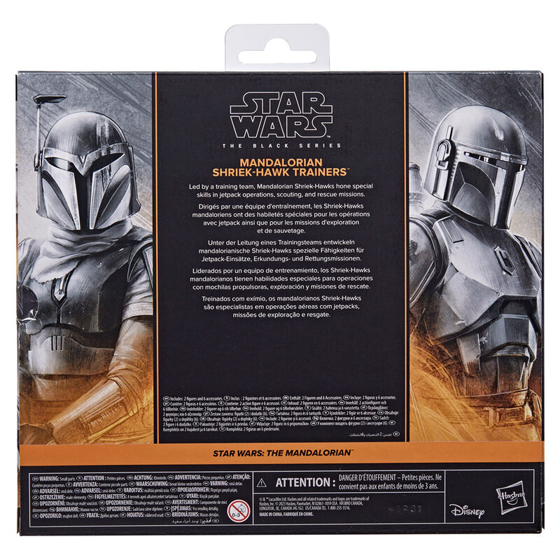 Blister 2 figurki Mandalorian i Shriek Hawk Trainers The Mandalorian Star Wars 15 cm