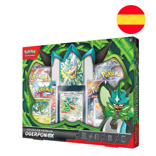 Estojo para Cartas Pokémon Ogerpon EX (Espanhol)