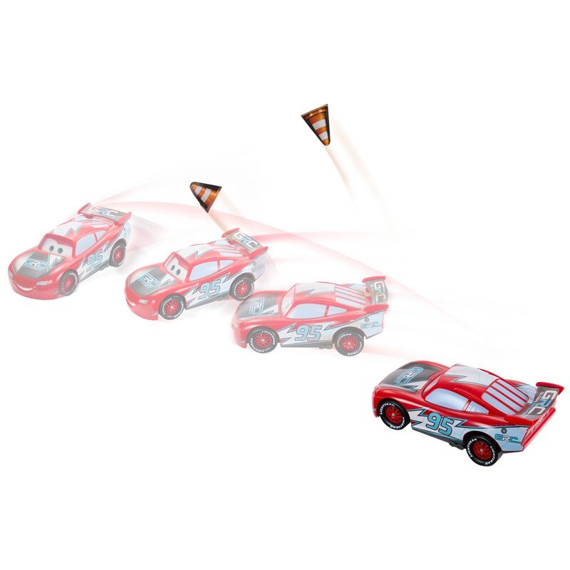 Derrapagem e corrida de carro do Relâmpago McQueen Carros da Disney Pixar