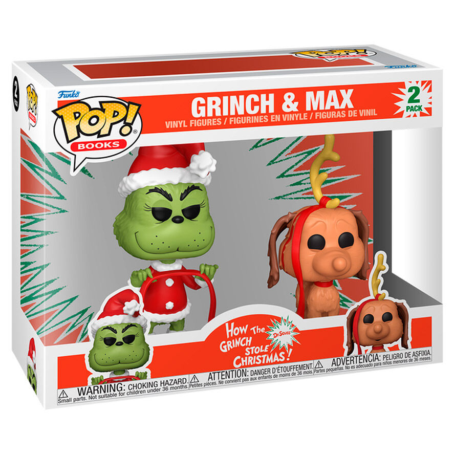 Blister 2 POP figures The Grinch Grinch & Max