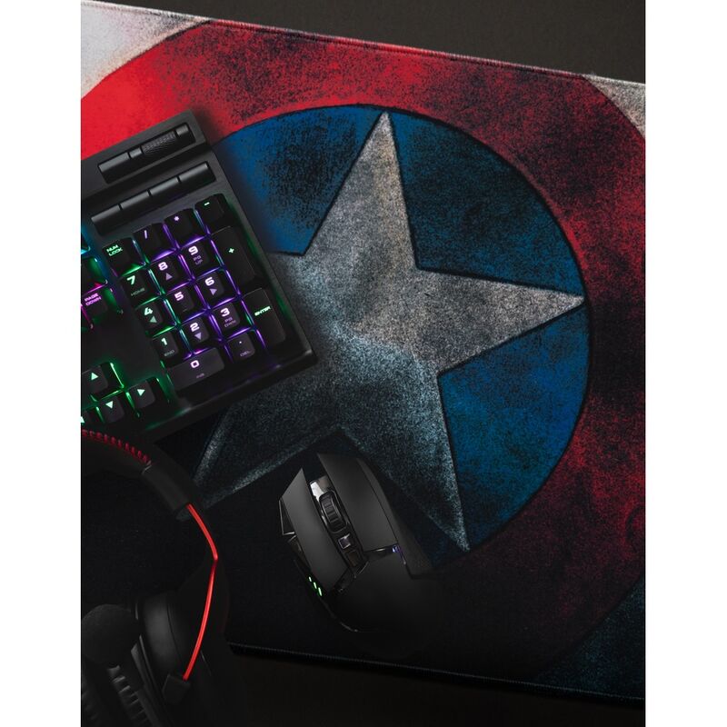 Alfombrilla de ratón para juegos de Capitán América Marvel