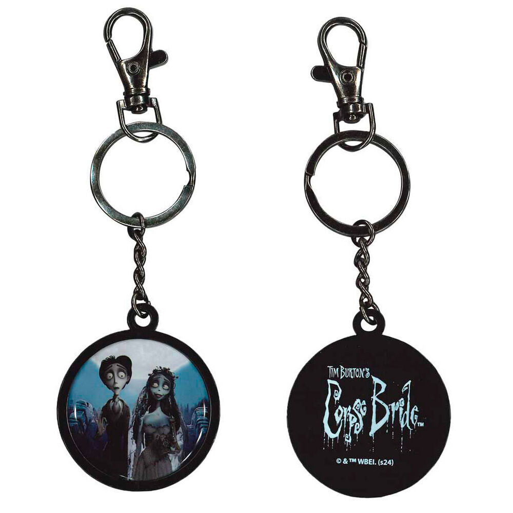 corpse bride couple keychain